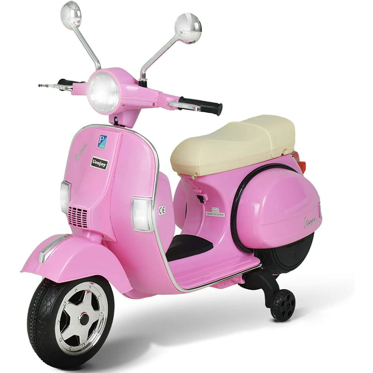 Uenjoy 6V Kids Ride On Electric Motorcycle (Vespa Edition) Uenjoy 6V Kids Ride On Electric Motorcycle (Vespa Edition)